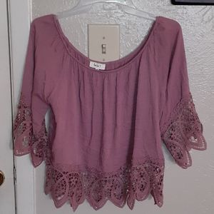 Off the shoulder top